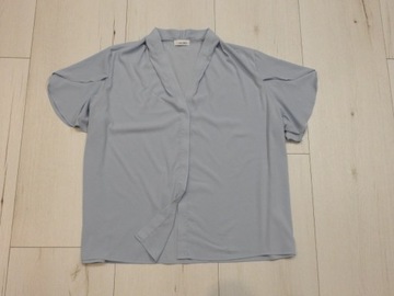 CALVIN KLEIN Bluzka Damska Blue Delikatna 3XL