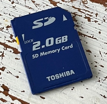 Karta SD 2 GB TOSHIBA made in Japan