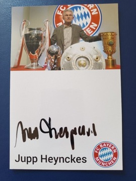 Jupp Heynckes, autograf, mistrz świata, Bayern 