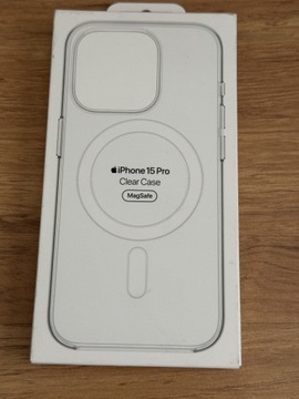 Oryginalne etui Apple Clear Case do iPhone 15 Pro