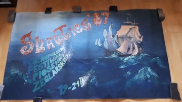 Plakat z Festiwalu Shanties 1987 w Krakowie
