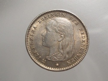 HOLANDIA  10 Cents 1893 r.