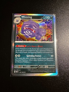 Karta Pokemon Weezing 110/165 Holo MEW 151