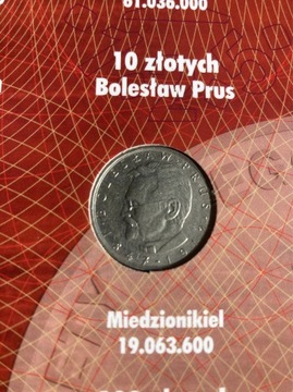 PRL 10 złotych 1984r Bolesław Prus