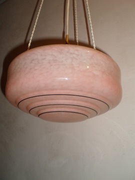 Stara lampa marmurek sufitowa