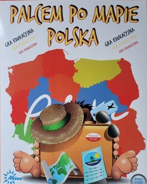 Palcem po mapie Polska - gra edukacyjna
