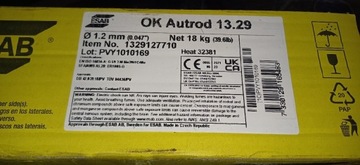 Drut spawalniczy esab   Ok Autrod  13.29 1.2 18kg