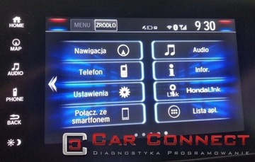 Honda polskie menu język polski Android z USA