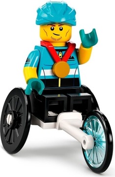 LEGO 71032-12 FIGURKA SERIA 22 Zawodnik na wózku
