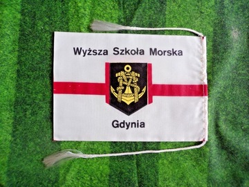 WYŻSZA SZKOŁA MORSKA GDYNIA BANDERA FLAGA