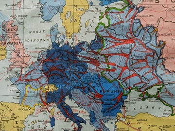 Stara mapa szkolna | Świat podczas II wojny świat.