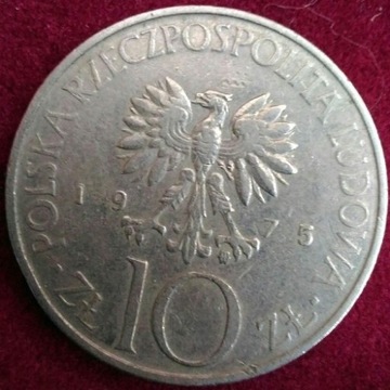Moneta 10zł 1975 rok *Adam Mickiewicz*