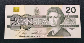 Kanada 20 DOLLARS  aUNC 
