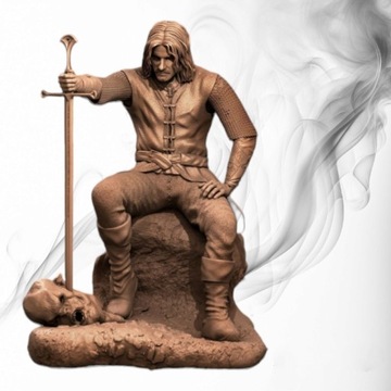 Figurka druk 3D żywica " Aragorn - LOTR "- 120 mm