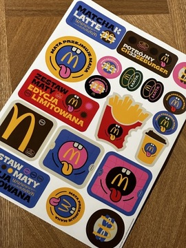 Naklejki Mata x McDonald’s - zestaw 10 arkuszy