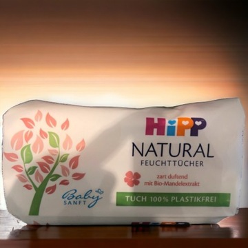 Chusteczki nawilżane HiPP natural 