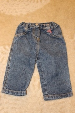 SPODNIE jeans JEANSOWE PETIT BATEAU 62-68 DZIEWCZĘ