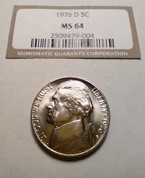 5 centów 1976 USA