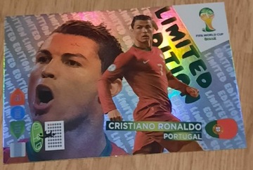 Karta ronaldo panini world cup limited edition