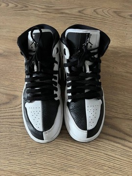 Jordan 1 Mid Split Black White (W)