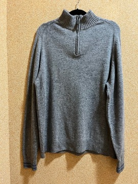 Sweter 80% lambswool XL męski gruby Next