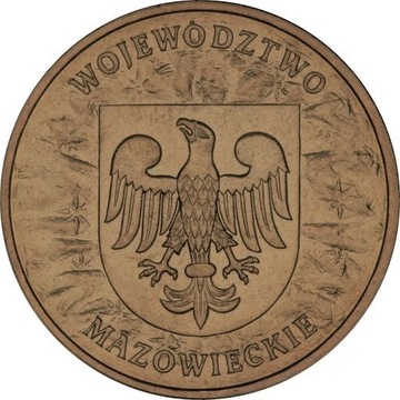 2 zł 2004 Województwo Mazowieckie; stan menniczy