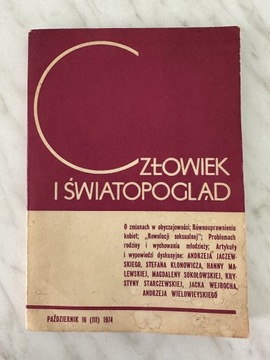 CZŁOWIEK I ŚWIATOPOGLĄD nr  111, rok 1974 PRL