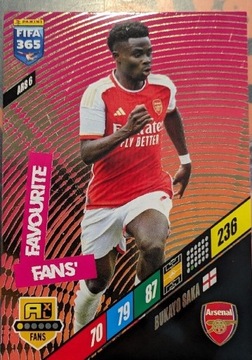 FIFA 365 2024 Bukayo Saka Fans Favourite 