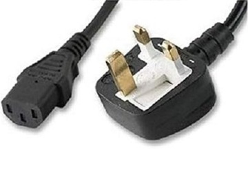 Kabel 516-0068-51 UK  for PC Mains Lead, TV 