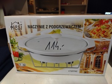 Naczynie z podgrzewaczem 2,3 l.