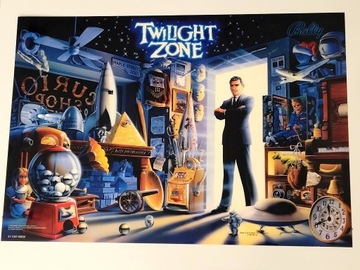 translite do Twilight Zone - Williams 