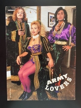 Plakat ARMY OF LOVERS (A4 Bravo)