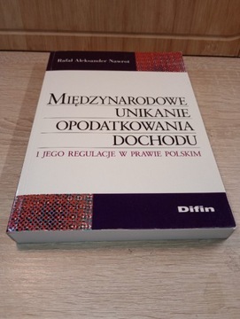 Międzynarodowe unikanie opodatkowania dochodu...