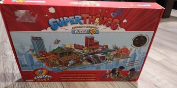 Superthings puzzle 3d kaboom city Stan dobry 