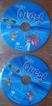 English Quest 2 płyty CD ROM PIOSENKI HISTORYJKI