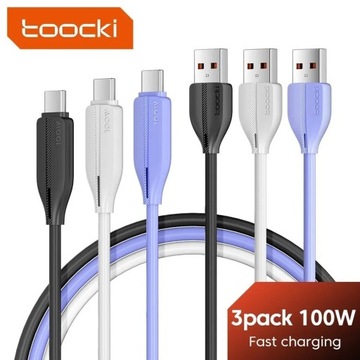 TOOCKI - TRÓJPAK - USB C - 100W