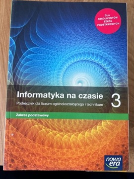 Informatyka na czasie 3 podręcznik