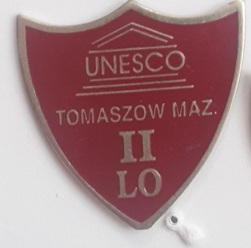 Tomaszów Mazowiecki tarcza UNESCO liceum Żeromski 