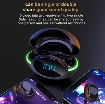 Sluchawki bezprzewodowe Bluetooth Y80 TWS