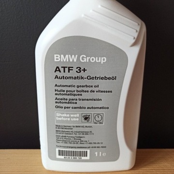 Oryginalny Olej BMW ATF 3+ 1L 2289720