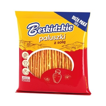 20 szt. Paluszki Beskidzkie Solone 240g z solą