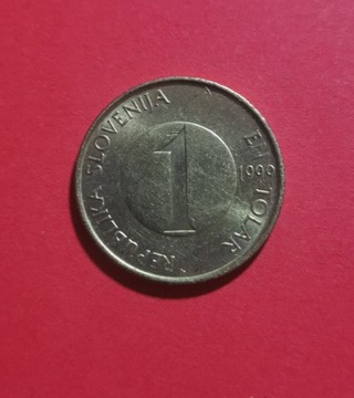 Moneta 1 tolar 1999, Słowenia