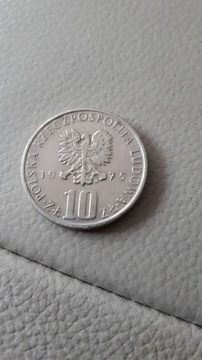 Moneta 10 zlotowa z 1975 r
