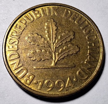 Moneta 10 PFENNIG 1994 Niemcy