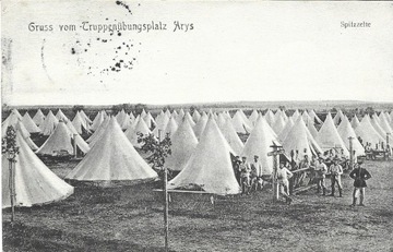 Obóz namiotowy Truppenübungsplatz Arys Orzysz 1908