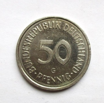 50 Fenigów 1992 r.  G. Niemcy