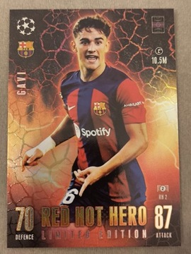 Match Attax Exstra 2023/24 Red Hot Hero GAVI 