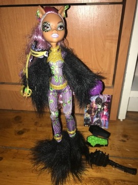 Lalka Clawdeen Wolf- Upiorne halloween + akcesoria