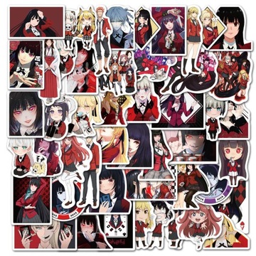 Naklejki Kakegurui Anime Manga 50 sztuk