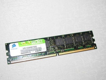 Pamięć DDR2 1GB 667MHz PC5300 Corsair VS1GB667D2